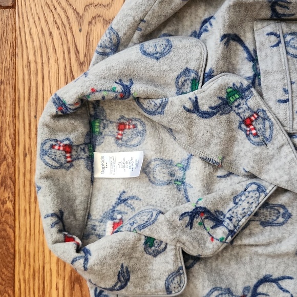 Fleece Holiday PJs - Size 10 - Picture 3 of 4